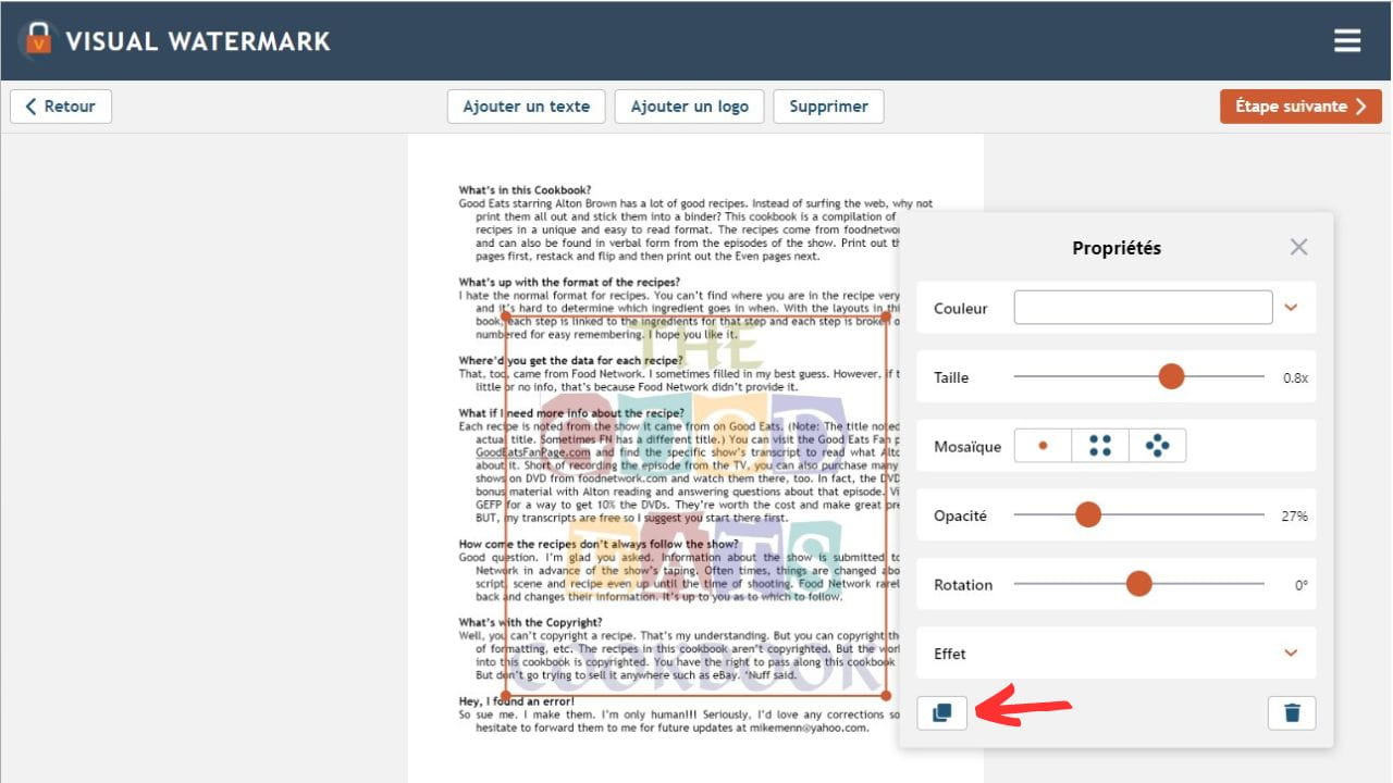 mettre un filigrane sur pdf