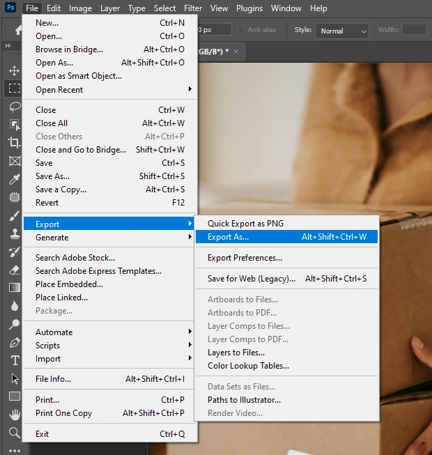 How to Blur Image in Photoshop Marquee Tool