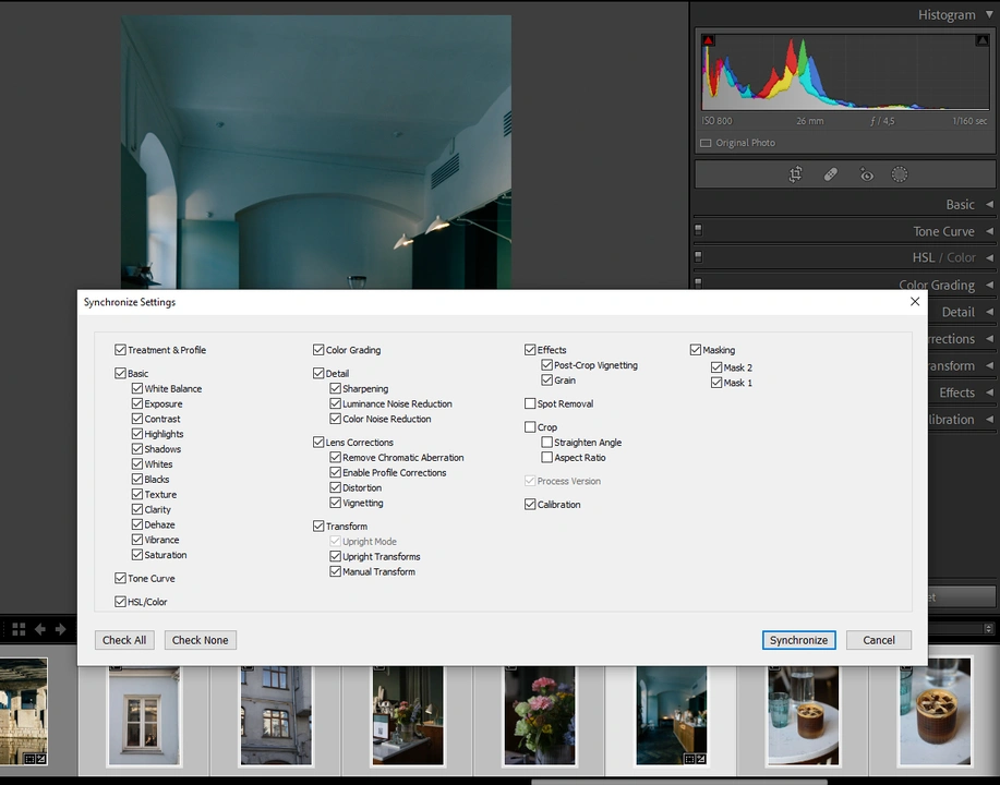 how to batch edit in lightroom