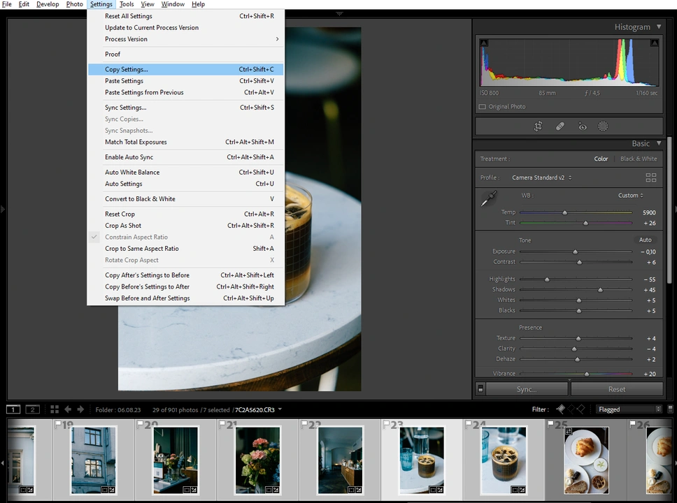 how to batch edit in lightroom